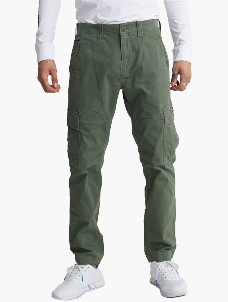 MyRunway | Shop Superdry Draft Olive Core Cargo Pants for Men from